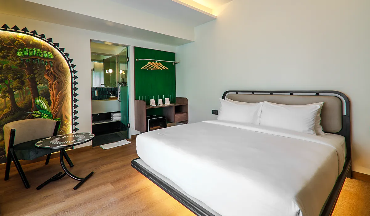 Bee Eater Haven luxury hotel room in South Goa designed for romantic stays and comfort